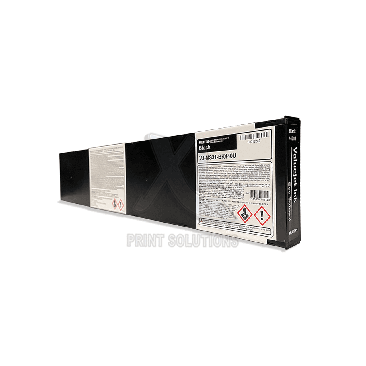 Mutoh VJ-MS31-BK440E Black 440 ml Eco Solvent inktcartridge